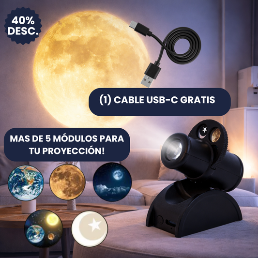 Proyector LED de Planetas – Convierte tu habitación en el espacio